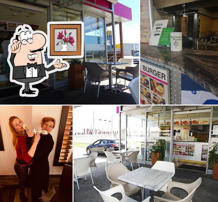 Dai un'occhiata agli interni di Okrepčevalnica Fast Food Pinki Kranj Sašo Krpič s.p
