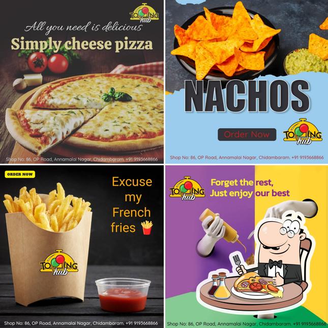 Pick pizza at Topping Hub