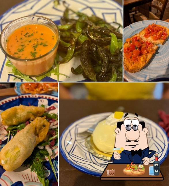 Bruschette al Wine bar Pietratorcia nell'antica Libreria Mattera