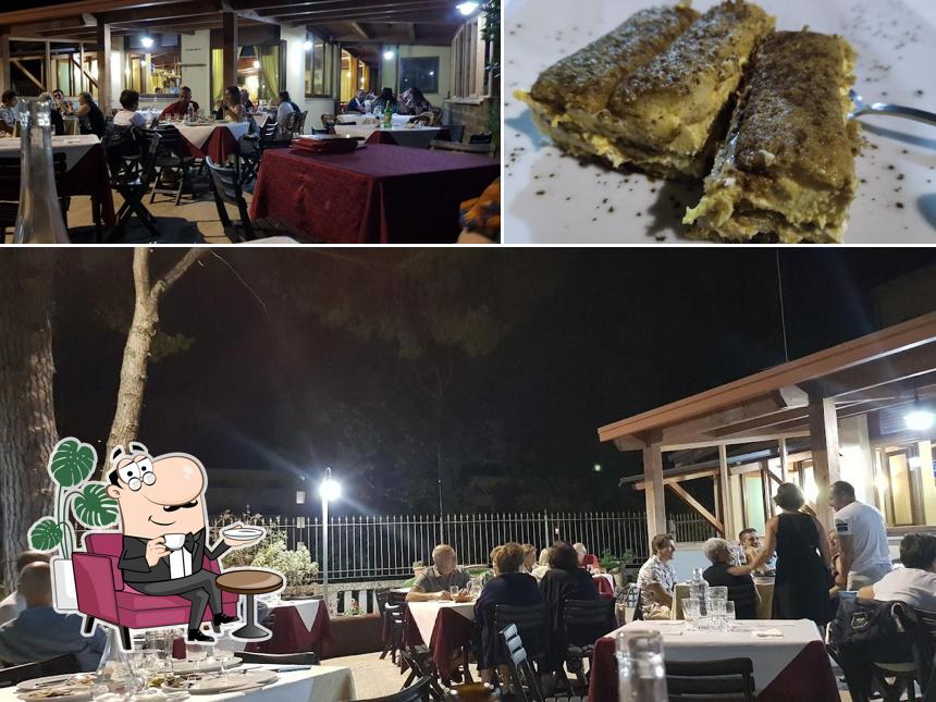 Ristorante Pizzeria Mosè si caratterizza per la interni e cibo