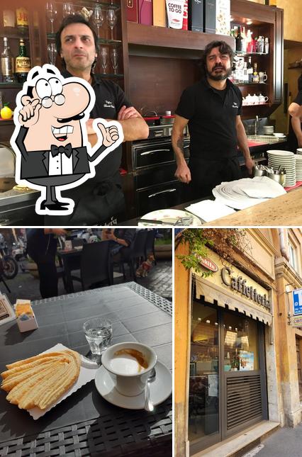 La foto di interni e bancone da bar da Caffé ai Banchi Vecchi