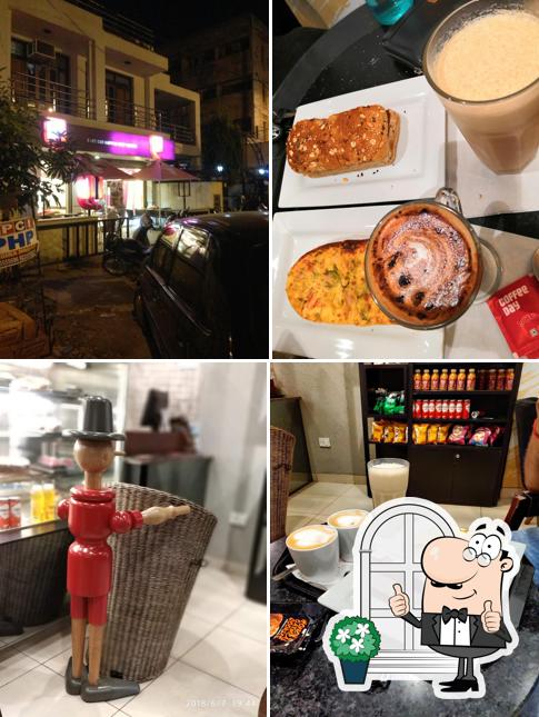 The exterior of Café Coffee Day