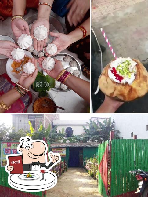 The photo of food and exterior at Desi Food Plaza