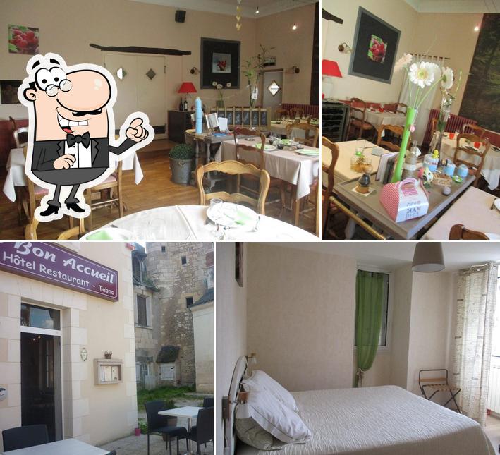 Restaurant de l'Hôtel Au Bon Accueil Crouzilles