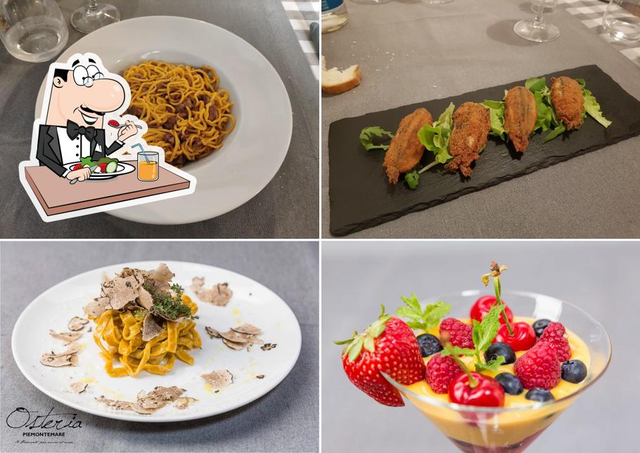 Cibo al Osteria Piemontemare - Ghio Vini