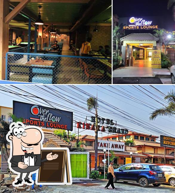 Check out how Over The Flow Sports Lounge looks outside