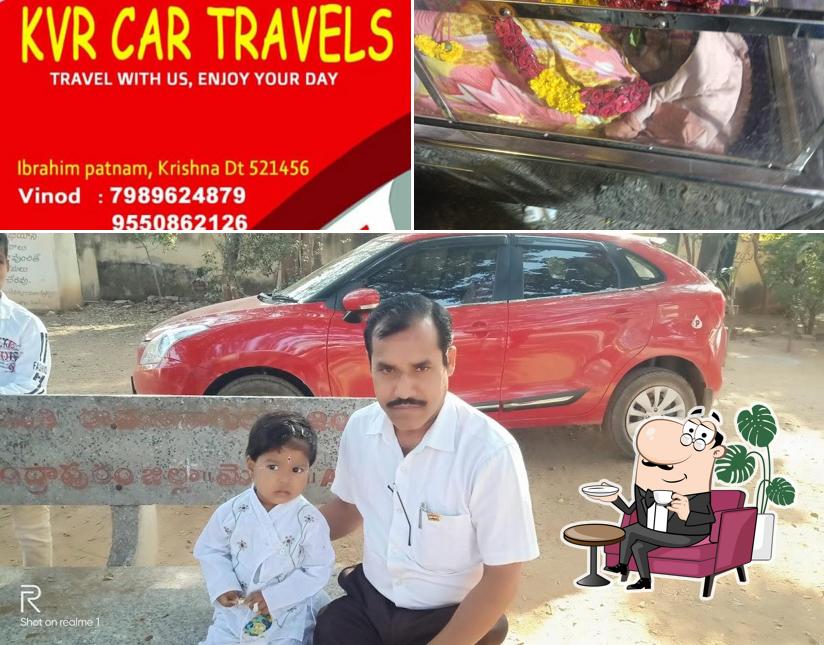 The interior of Ibrahimpatnam car travels kvr