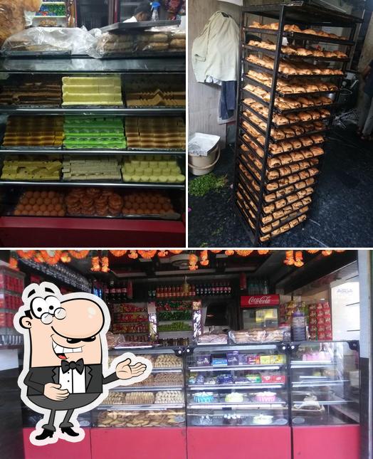 See this picture of Lj Ayengar's Bakery