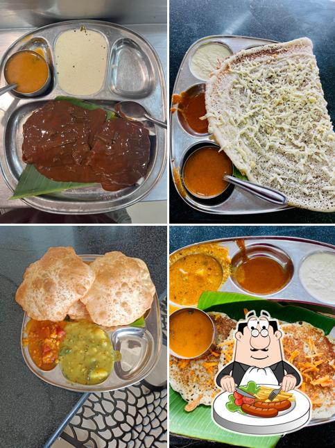 Food at Udupi Bhavan pure veg
