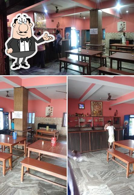 The interior of Shibaji Restaurant