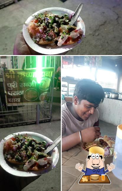Food at Shri Krishna Dhaba