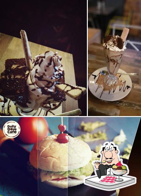 Don’t forget to order a dessert at Daily Dose Cafe