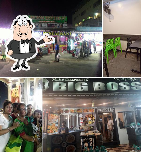 The interior of BigBoss Restaurant