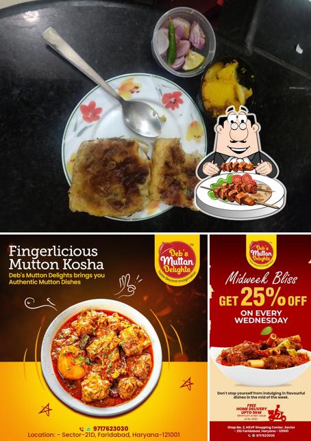 Meals at Deb's Mutton Delights -- Restaurant ( Indian, Chinese, Tandoor, Mughlai & Bengali Cuisines )- Best Mutton & Fish Dishes