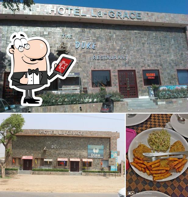 Check out the picture depicting exterior and food at Duke Hotel & Restaurant