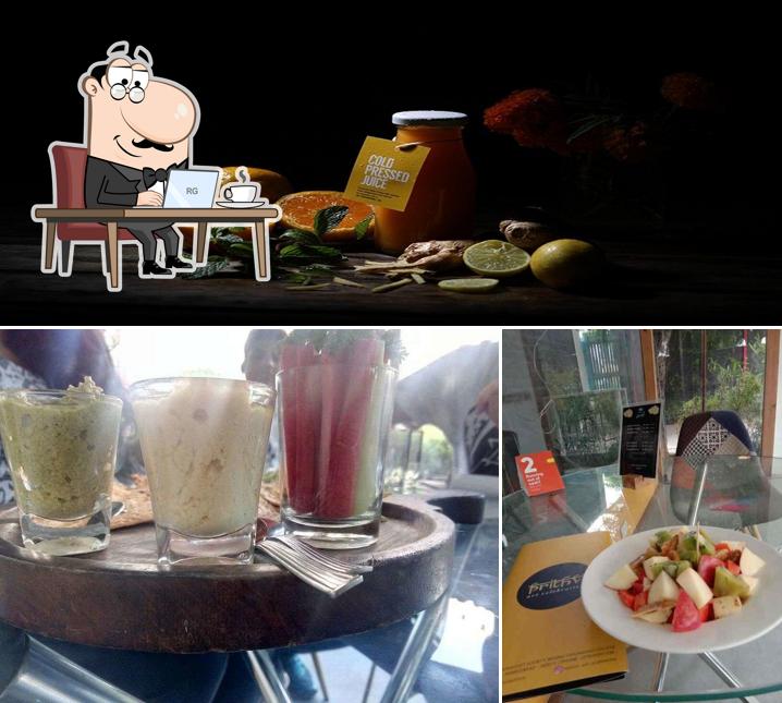 The interior of Falafal @ Prithvi Cafe