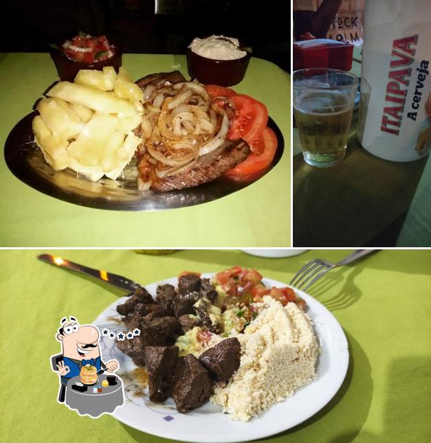 Comida em Espetinho da praça