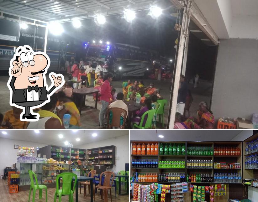 Take a look at the picture showing interior and beverage at Rama Cofee Cafe