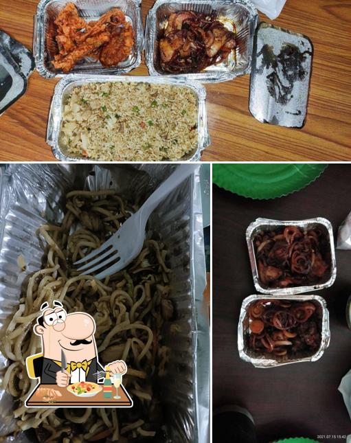 Food at Buddy's Only Pork and Chicken