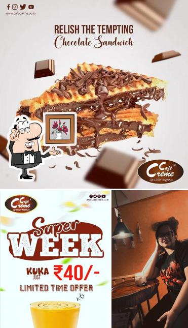 Check out how Cafe creme looks inside