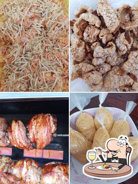 Comida em Frango do Rei #frango assado
