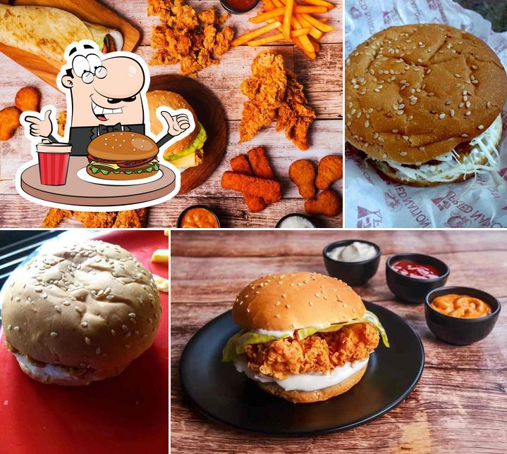 Get a burger at Fried Nation