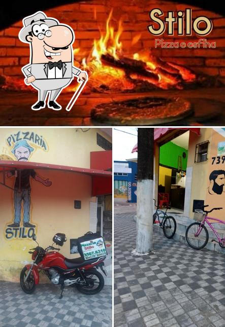 O exterior do Pizzaria Stilo