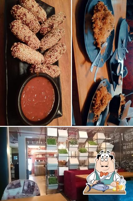 Sidewalk - Cafe and Restaurant serves a menu for fish dish lovers