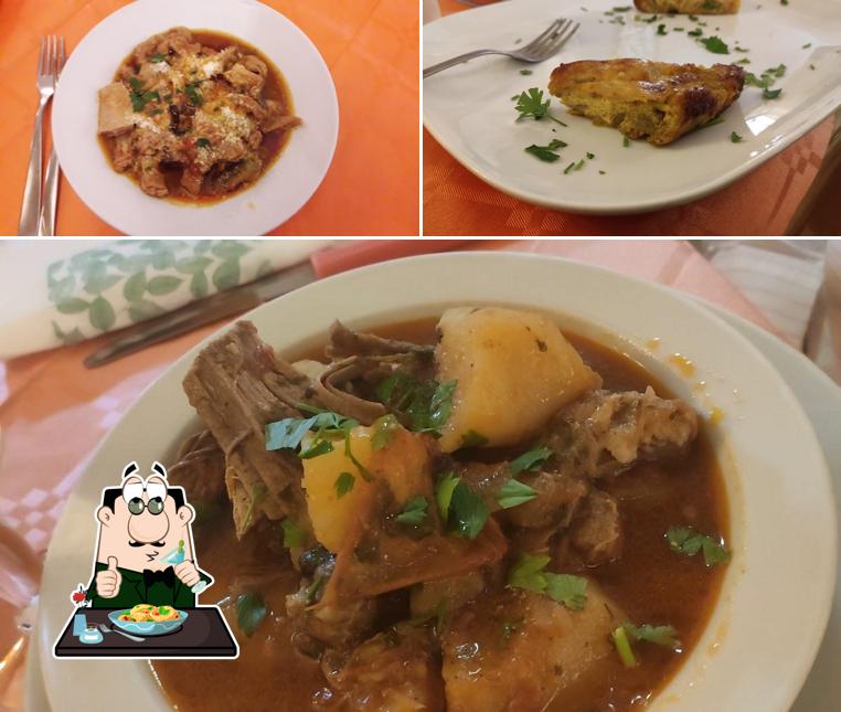 Platti al Trattoria La Rustica