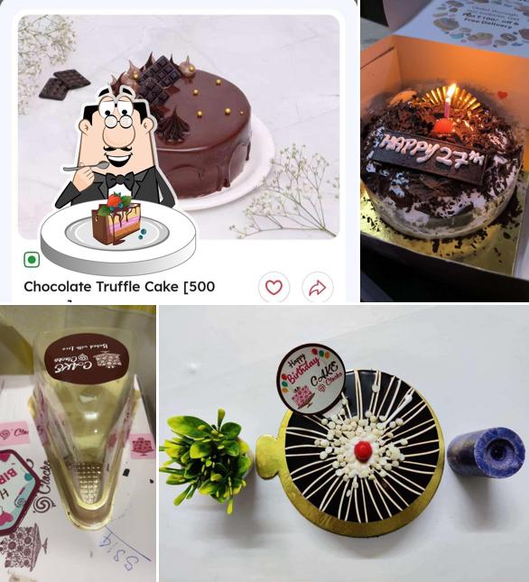 Chocolate cake at Cake 'O' Clocks