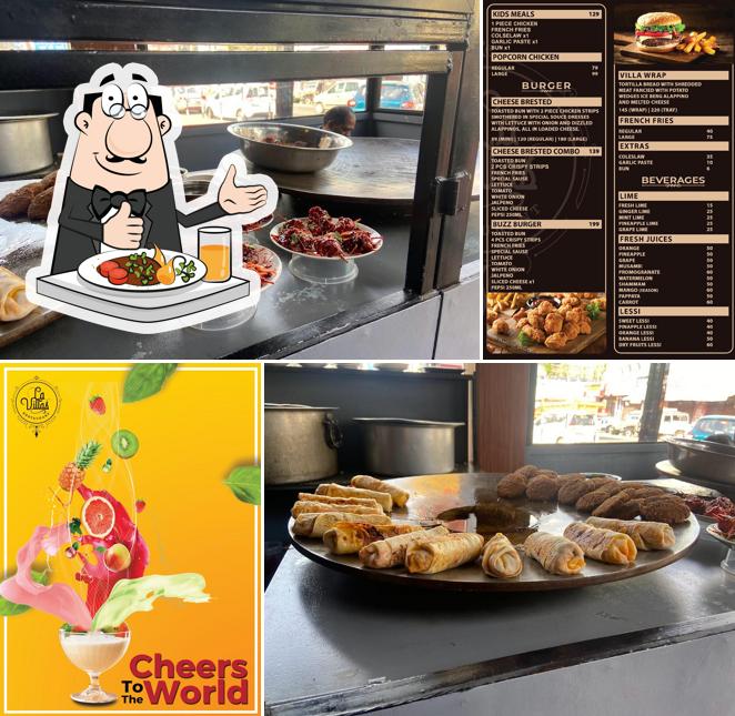 Meals at La Villas Restaurant