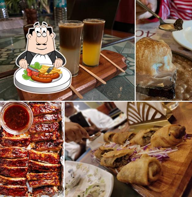 Meals at Mussard -the pork speciality Cafe
