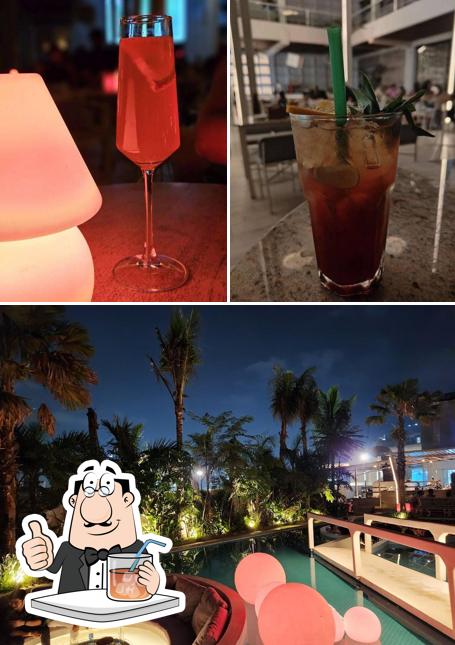 Among various things one can find drink and interior at ANTHM