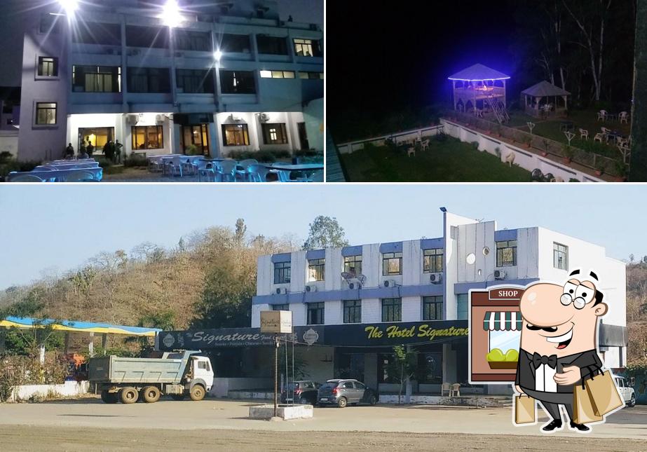 Enjoy the view at the outside area of The Hotel Signature & Bar