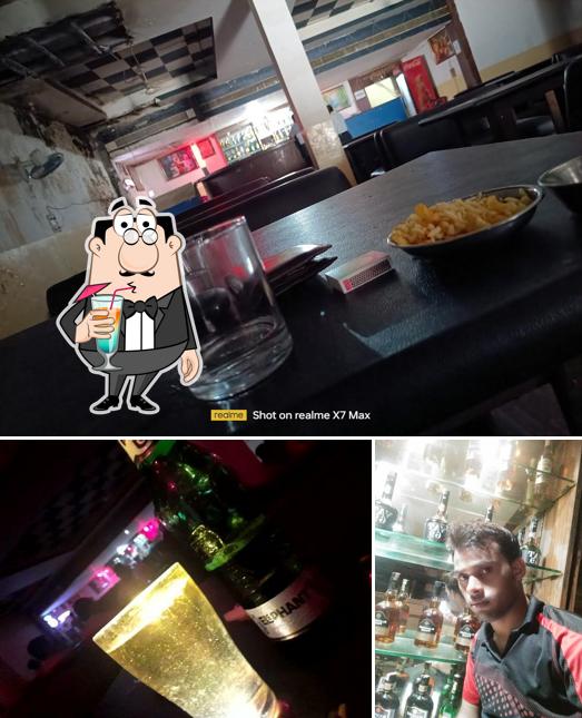 This is the image showing drink and food at Red Chilli Bar And Restaurant