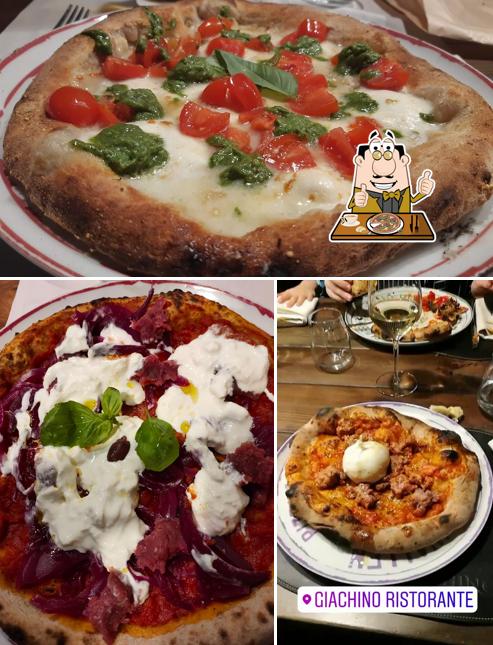 Scegli una pizza a Giachino Ristorante
