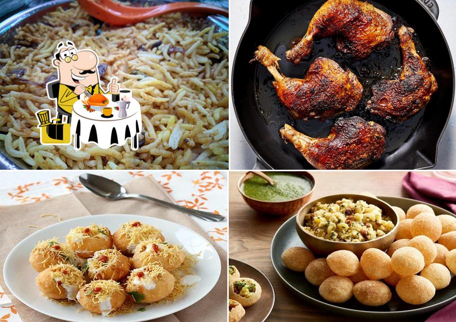 Food at Hyderabadi Dhaba
