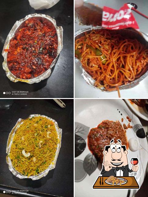 Get pizza at Jungle feast
