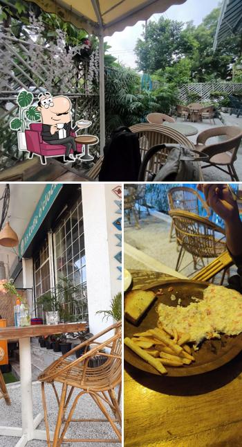 The interior of K's Cafe