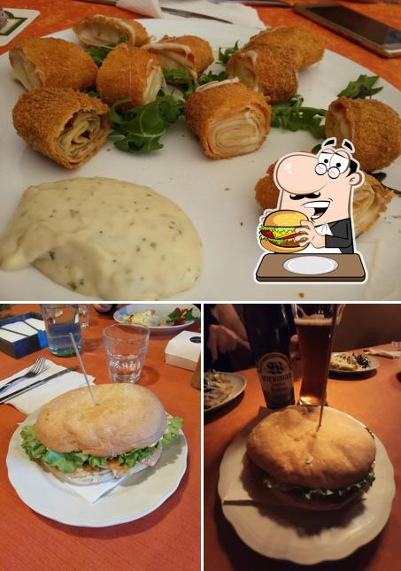 Prenditi un hamburger a Pub Skala Gropada