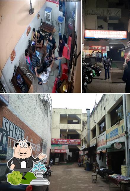 The photo of exterior and interior at Shama Dhaba Dhanas