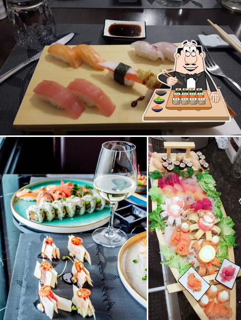 Prenditi le diverse opzioni di sushi