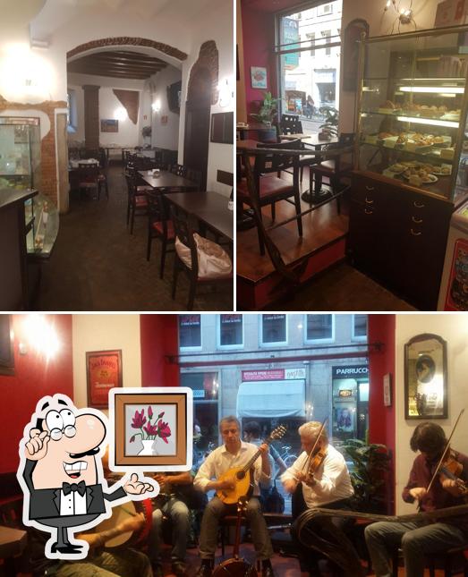 Gli interni di Bar Meravigli 13