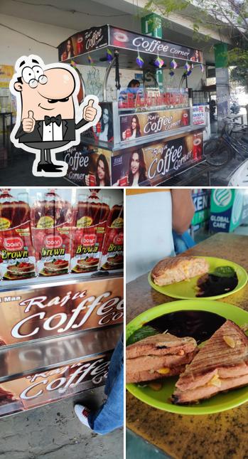 Here's a picture of Raju Coffee Corner