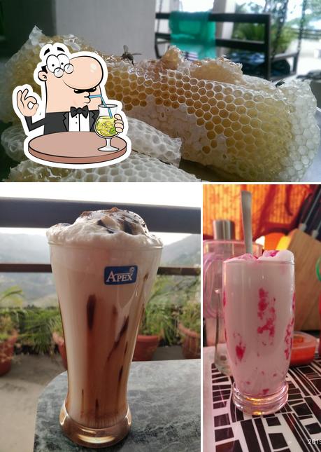 Among various things one can find drink and food at Golu Da's Cafe
