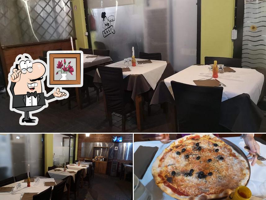 La immagine della interni e pizza di Il Ritrovo