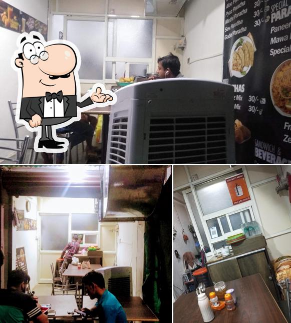 The interior of Punjabi Paratha House