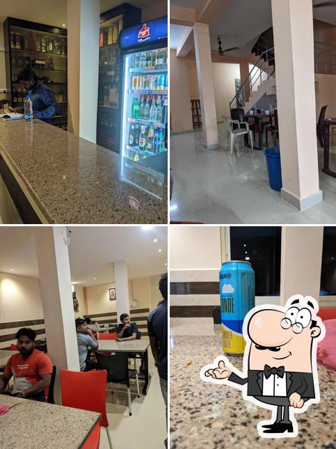 The interior of Ravi Teja Bar And Restaurant