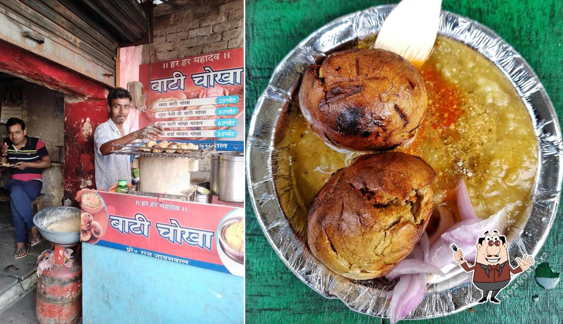 Food at Bati Chokha