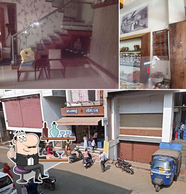 The interior of Khemraj Bakery